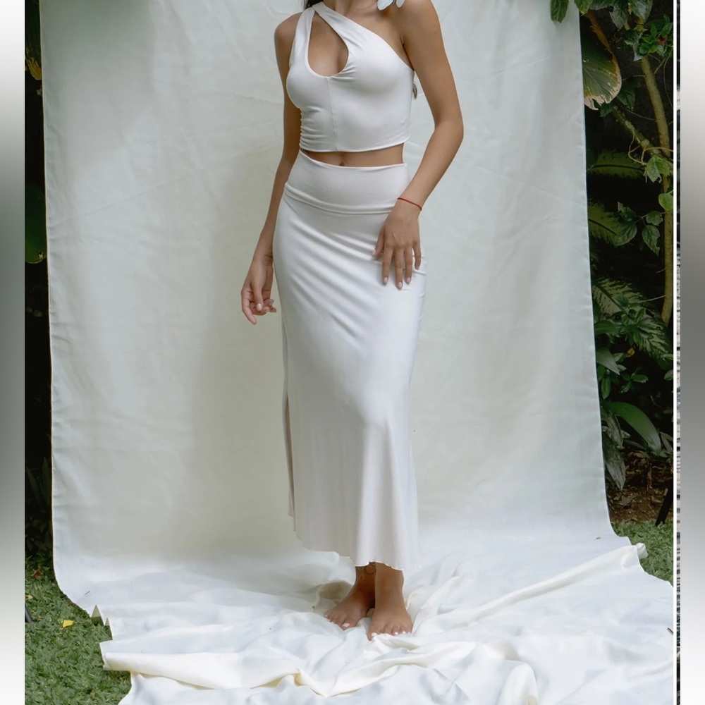 Indigo Luna Agni Skirt - Pearl